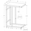Accent Table, C - Shaped, Contemporary & Modern, Versatile Use