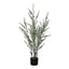 44" Tall, Artificial Plant, Eucalyptus Tree, Indoor, Faux, Fake, Floor, Greenery, Potted, Real Touch, Decorative - Green / Black