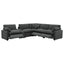 Hollander - 6 Piece Modular Power Reclining Sectional - Dark Gray