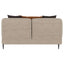 Repley - Upholstered Sculpted Track Arm Loveseat - Beige