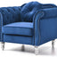 Chic Transitional Flared Arm Chair