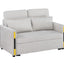 Percy - Teddy Sleeper Loveseat With Dual-Pull Sleeper Design