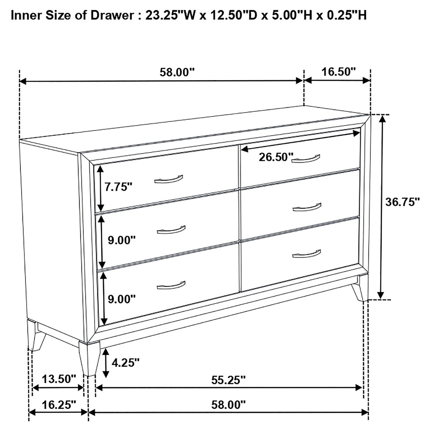 Carina - Panel Bedroom Set