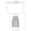 Lighting, Table Lamp, Ceramic, Contemporary - Gray