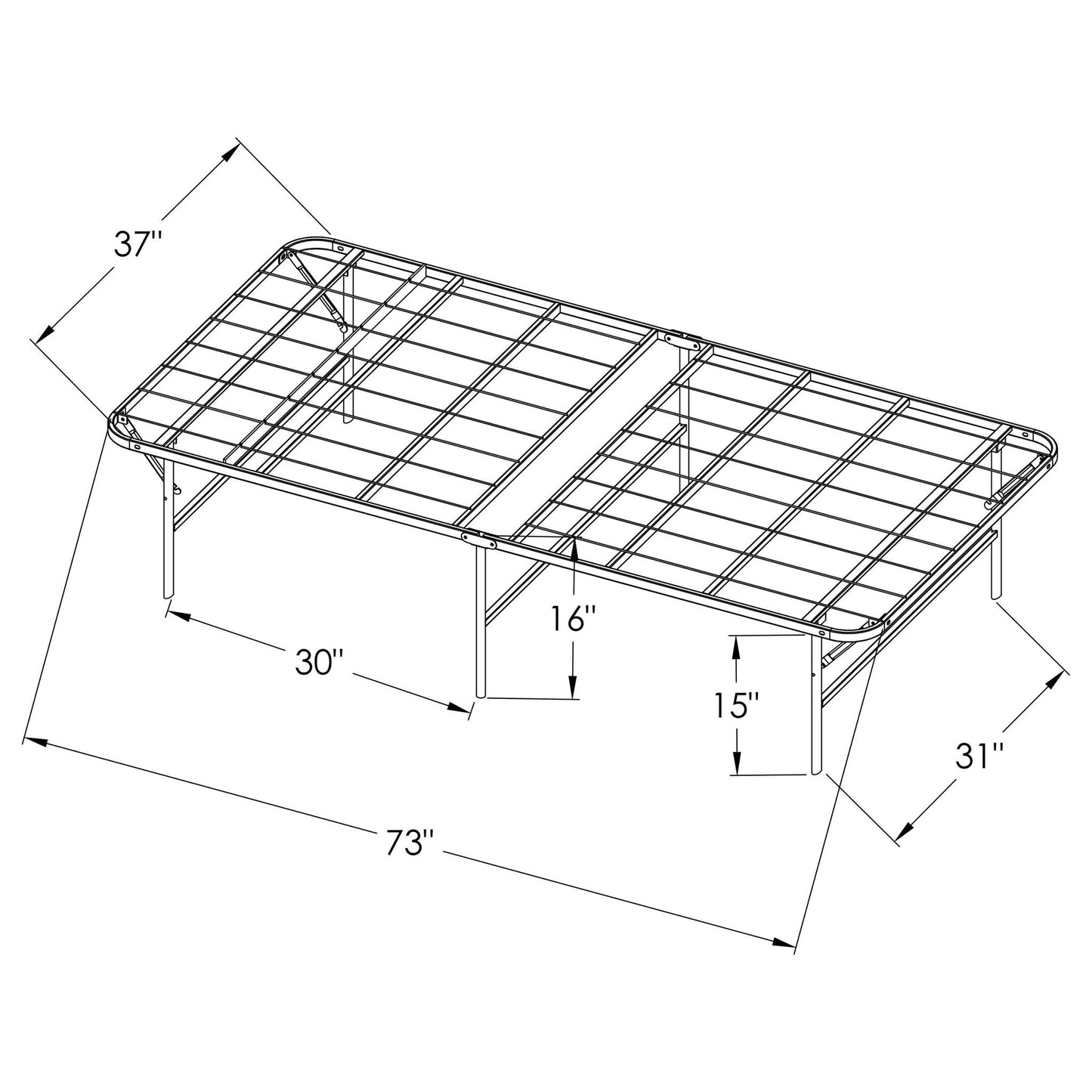 Mattress Support With Frame