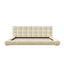 Upholstered Platform Bed Frame With Tufted Headboard