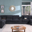 Celine - Fabric Corner Sectional Sofa With Right-Facing Chaise, Cupholders, And Charging Ports