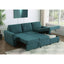Kenna- Sleeper Sectional Sofa With Storage Ottoman