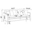 Montauk - 2 Piece Arms Living Room Set With Upholstered Seating - Light Gray
