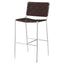 Langton - Upholstered Bar Chair - Brown