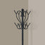 Coat Rack, Hall Tree, Free Standing, 8 Hooks, Entryway, Umbrella Holder, Transitional - Black