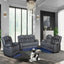 Raize - Power Living Room Set With Storage Console And Cup Holders