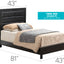 Transitional Modern Design Bed