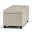 Sienna - Upholstered Storage Ottoman Bench