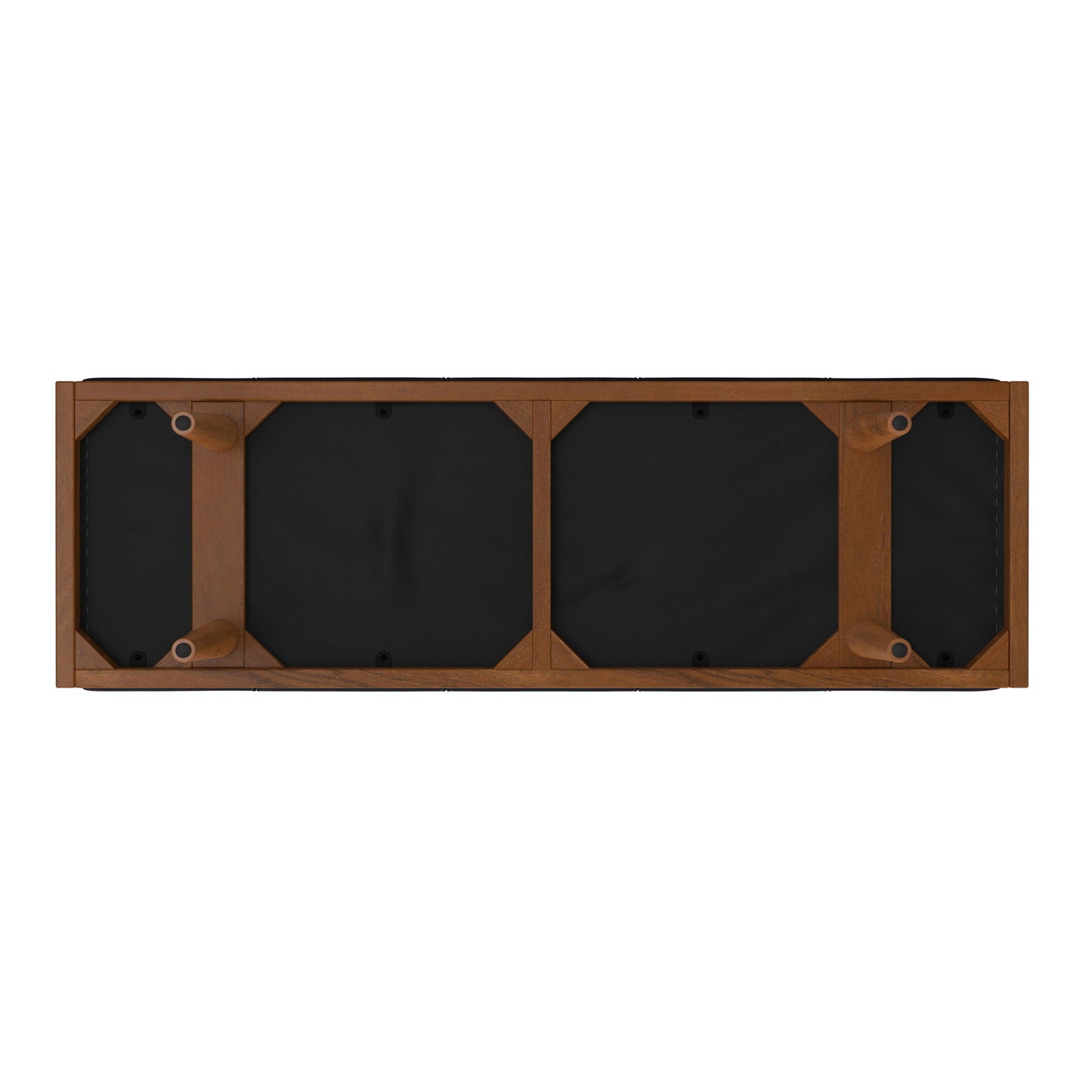 Anya - Ottoman Bench - Black