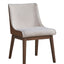 Ginny - 5 Piece With Side Chairs Dining Room Set - Walnut