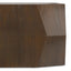Eisley - Coffee Table With Geometric Design, - Walnut