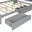 Platform Bed With USB, Storage Headboard & Drawers