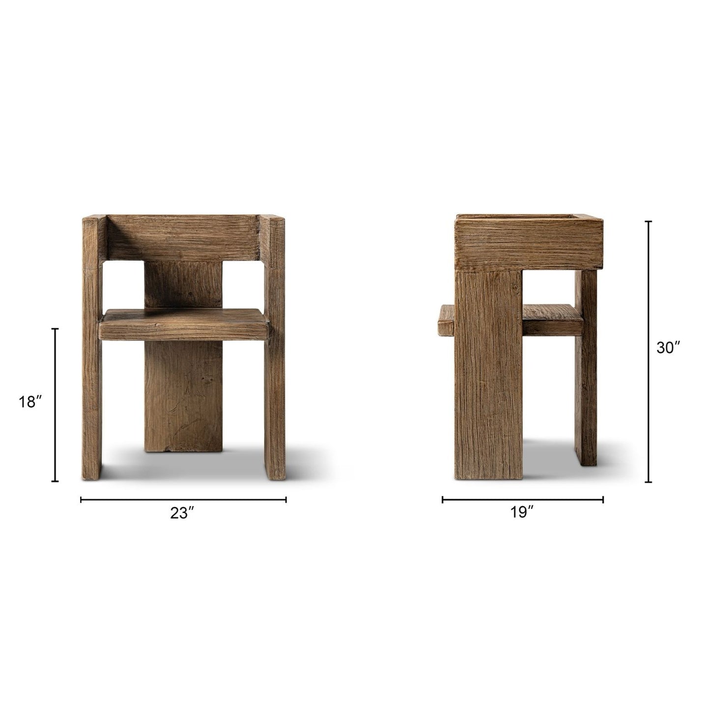 Avenel - Sculptural Block Accent Chair