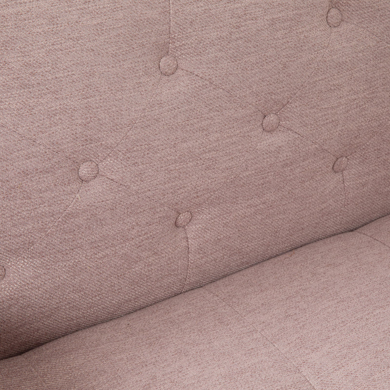 Aidan - Mid Century Modern Tufted Fabric Sofa