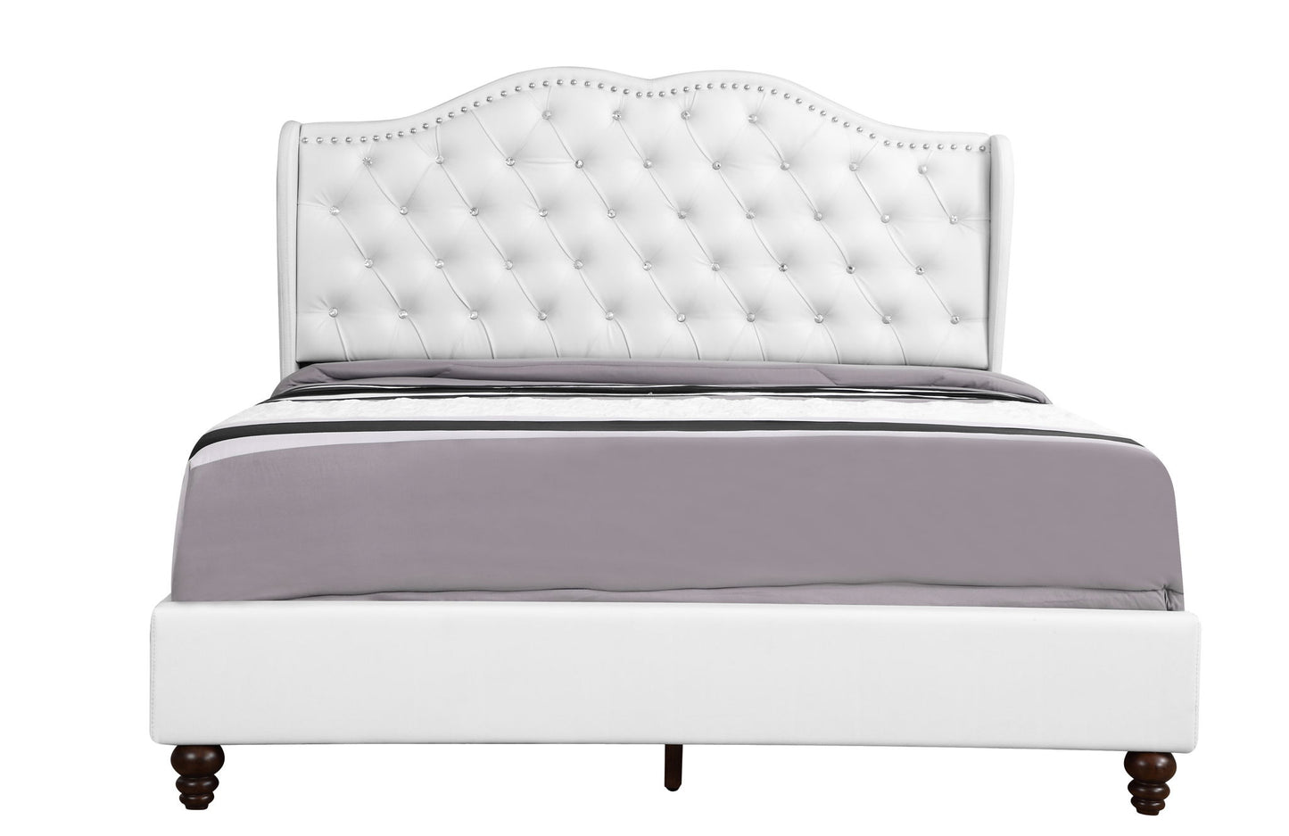 Upholstered Bed Transitional