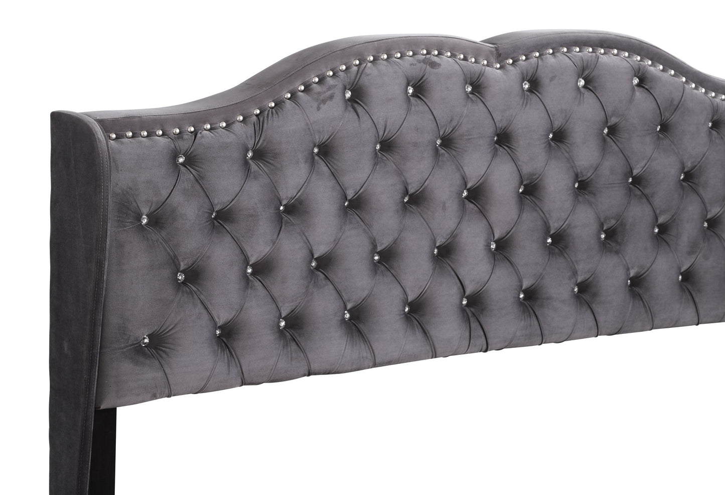 Upholstered Bed Transitional