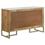 Paloma - 3 Door Herringbone Accent Cabinet - Natural