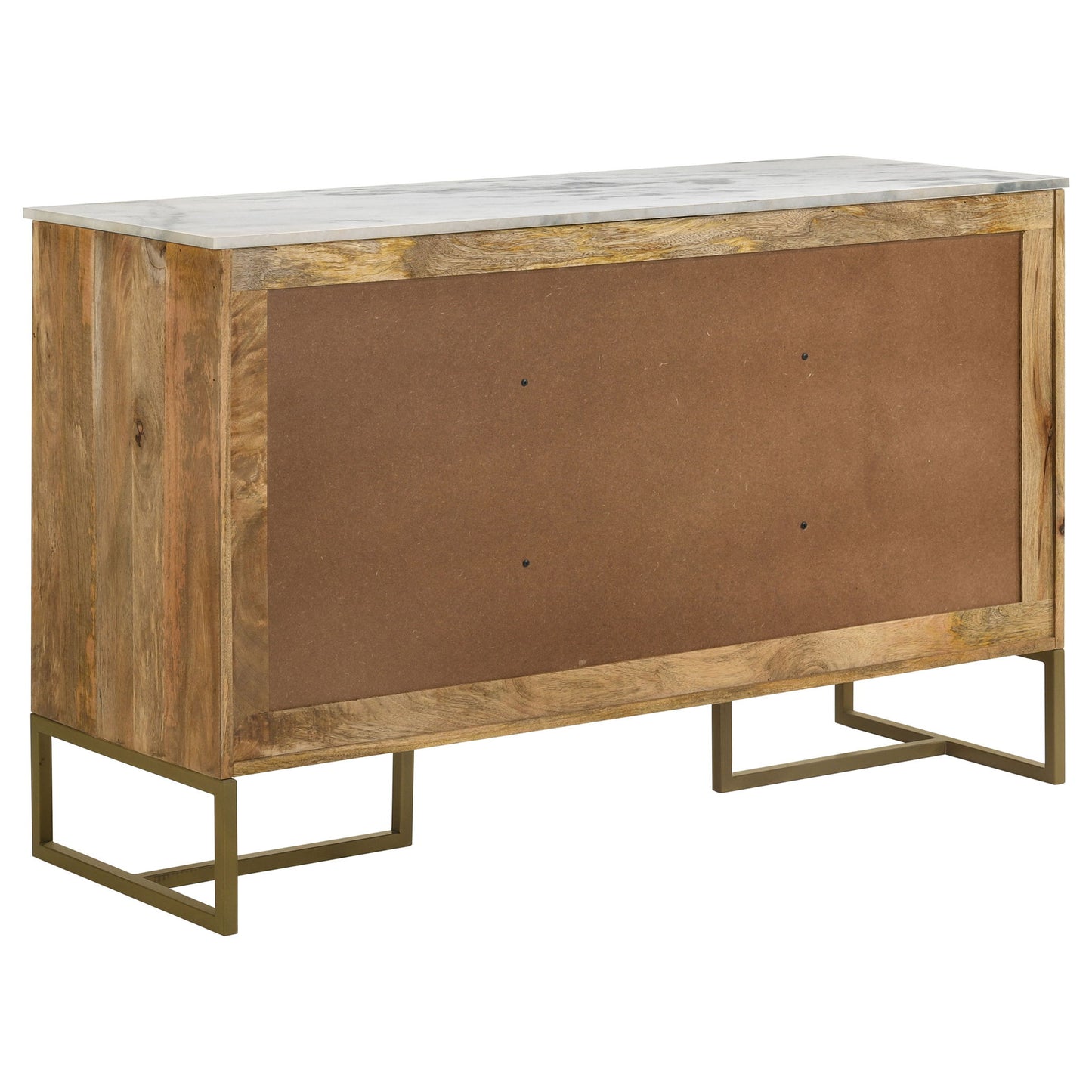 Paloma - 3 Door Herringbone Accent Cabinet - Natural