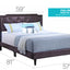 Button Tufted Bed Charming For Cozy Spaces