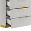 Giovanni - 5 Drawer Chest - White
