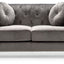 Stylish Sloped Arm Loveseat