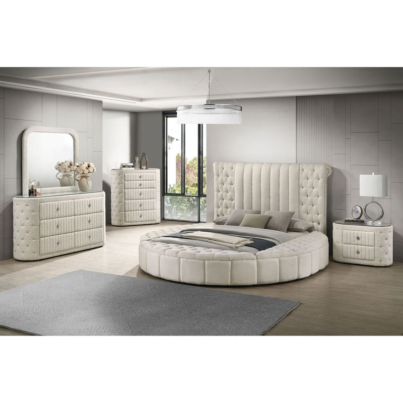 Santiago - 5 Drawer Chest Of Drawers - Ivory