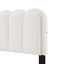 Lambswool Petal Headboard Bed Frame