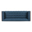 Contemporary Mid-Century Charm 3 Seater Sofa With Button Tufted Waffle Stitching