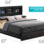 Stylish Storage Bed For Modern Spaces