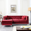 Soft y Micro Suede Sofa Chaise