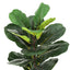 28" Tall, Artificial Plant, Fiddle Tree, Indoor, Faux, Fake, Floor, Greenery, Potted, Real Touch, Decorative - Green / Beige