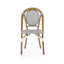 Outdoor Rattan And Aluminum French Bistro Chair Set