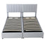 Upholstered Platform Bed With A Hydraulic Storage System