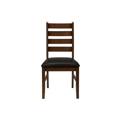 Dining Chair, Dining Room, Side, Upholstered, Transitional (Set of 2) - Brown