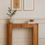 Soba - Straight Console Table - Oak