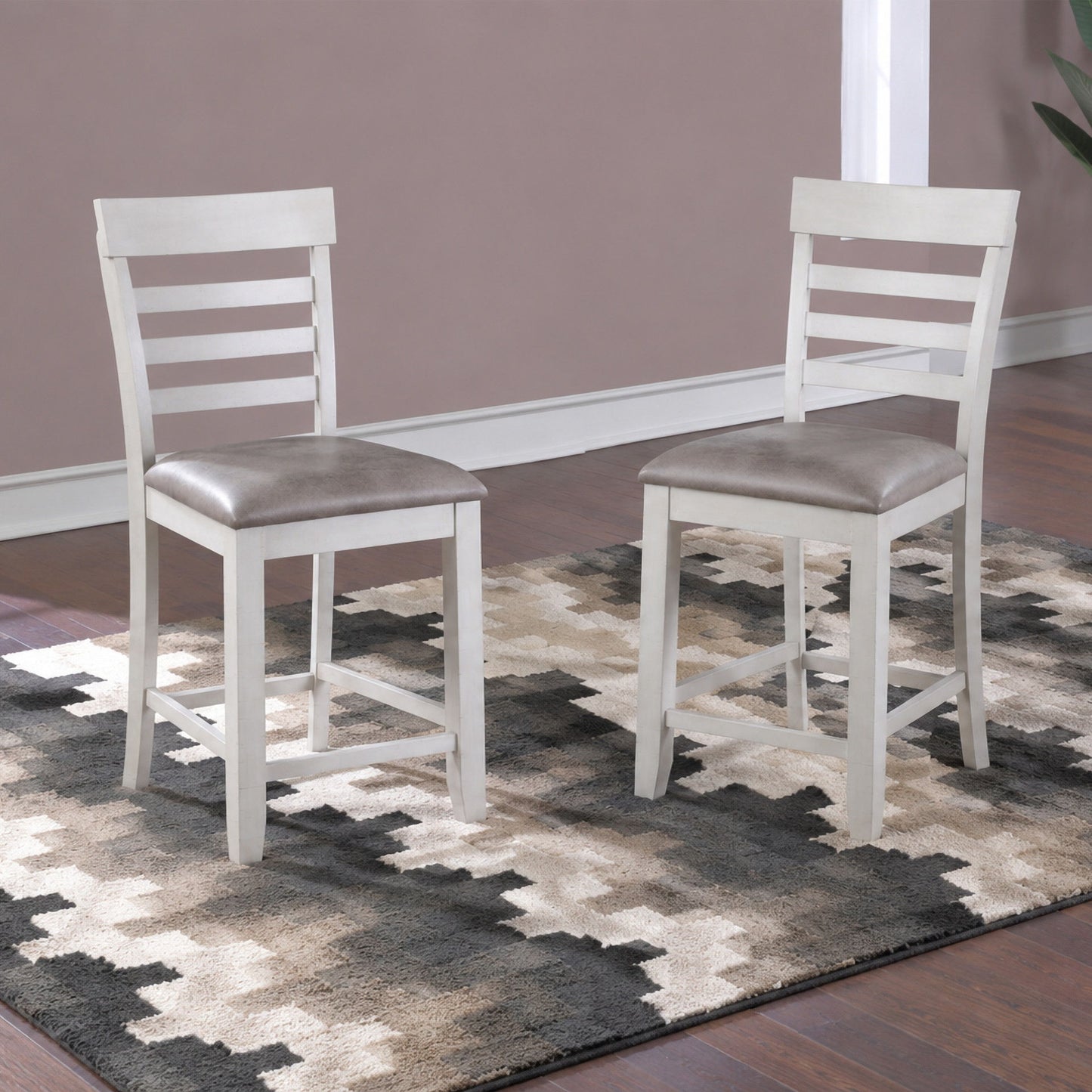 Richland - Counter Chair (Set of 2) - White