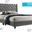 Nailhead Bed Transitional Vibrant