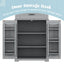 Bathroom Storage Cabinet With Multifunctional Storage Space, Drawer With Slide Rails, Adjustable Shelf