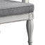 Florian - Antique Chair - Gray / White