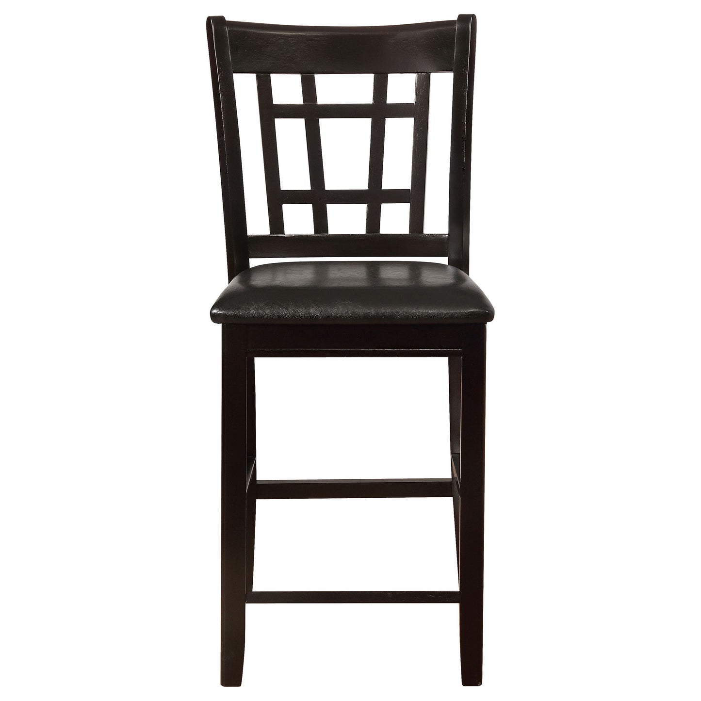 Lattice Back Counter Height Stools (Set of 2)