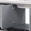 Bathroom Vanity With Separate Sink, Soft Close Doors And 4 Drawers