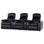 Greenfield - 3 Seater Home Theater With Storage - Black