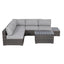 Stylish Entertainment Sectional Set, Outdoor Living