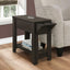 Accent Side Table, Storage, Lamp, Transitional Space-Saving Design